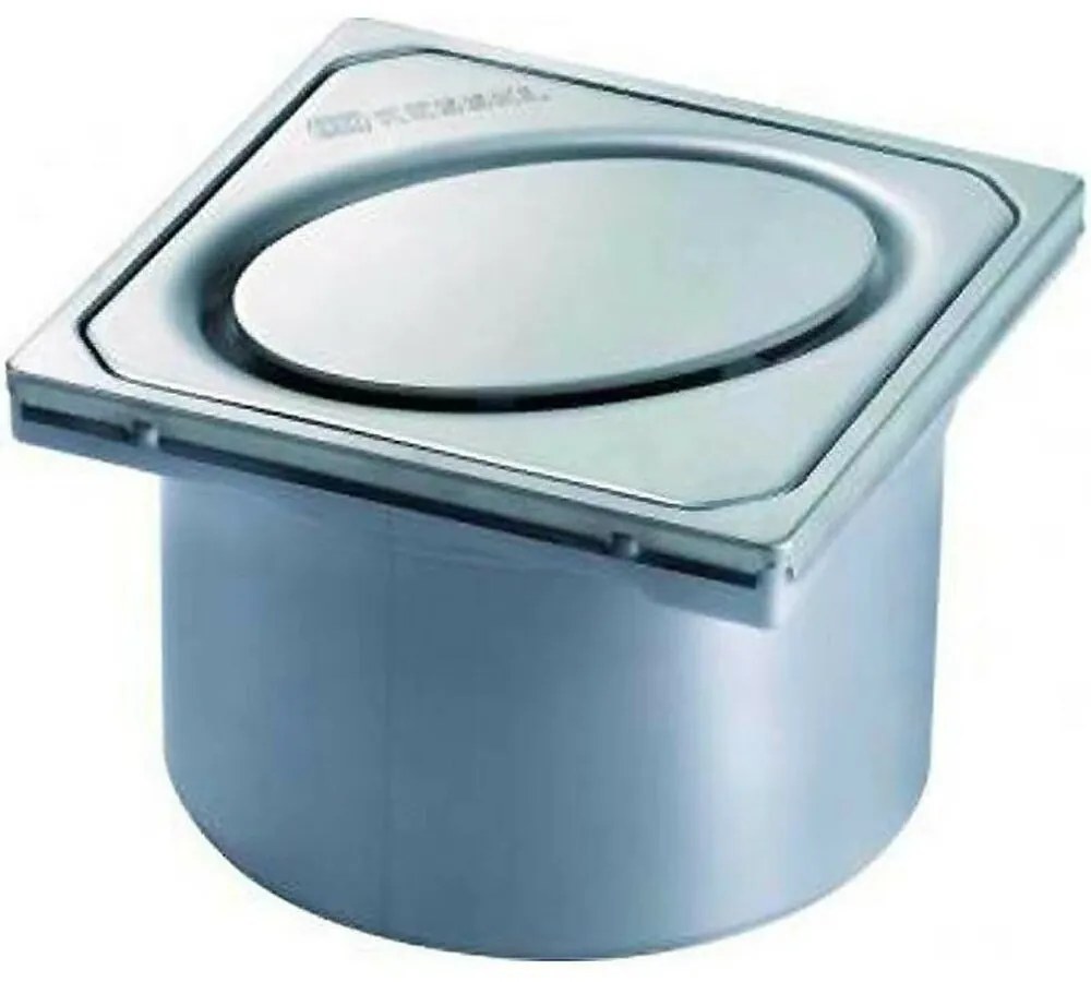 Piesa superioara cu capac din inox Kessel Oval System 125 12 cm fara cheie