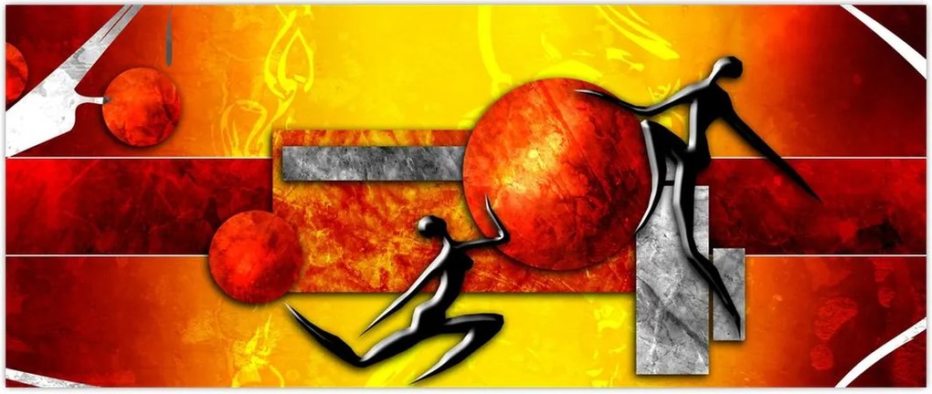 Tablou - Pictura omenirii (120x50 cm)