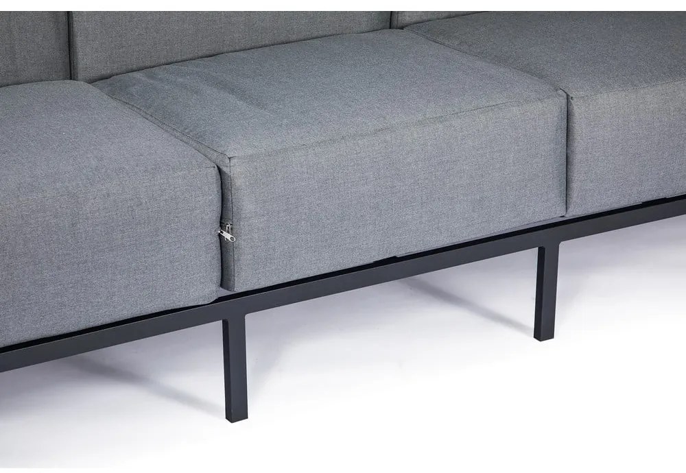 Canapea de grădină gri grafit cu 3 locuri Bellisima - Bonami Selection