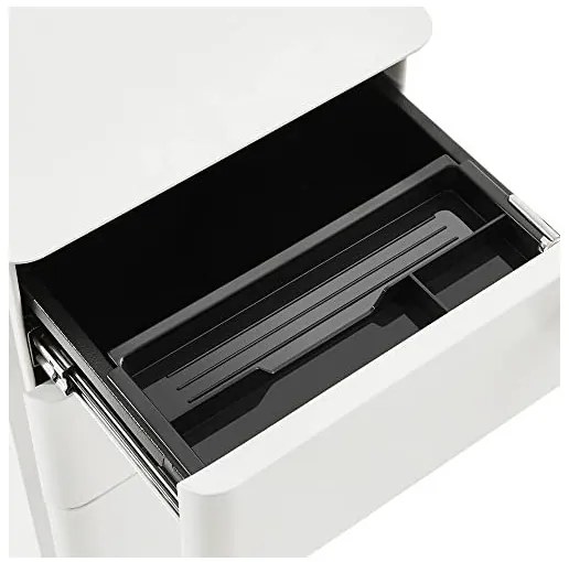 Dulap mobil cu incuietoare, Songmics, Alb, OFC030W01, 30 x 46 x 59 cm