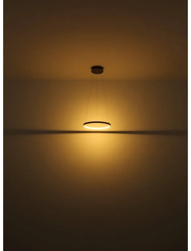 Lustra LED suspendata design modern Ralph cafea