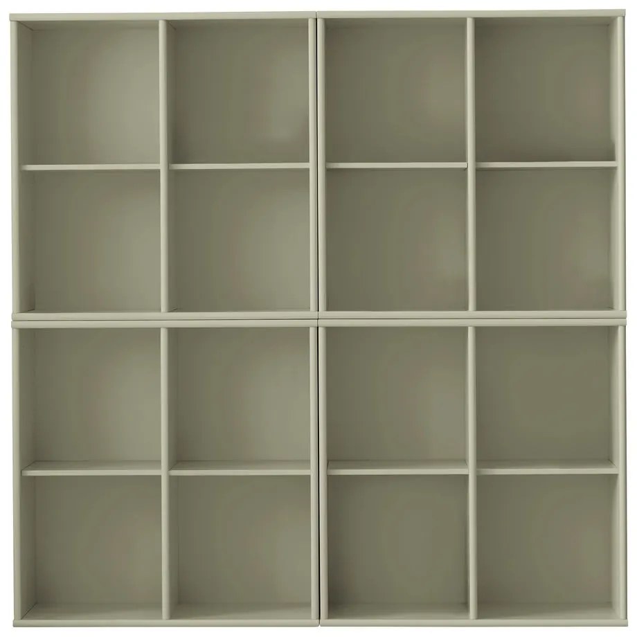 Bibliotecă kaki suspendată 140x140x27 cm Mistral – Hammel Furniture