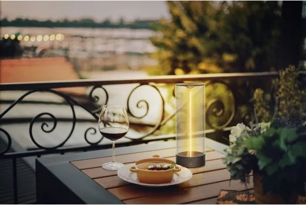 Osram - Lampă de masă pentru exterior ENDURA STYLE, cu dimmer tactil, LED/1,5W/5V 2500 mAh IP54 antracit