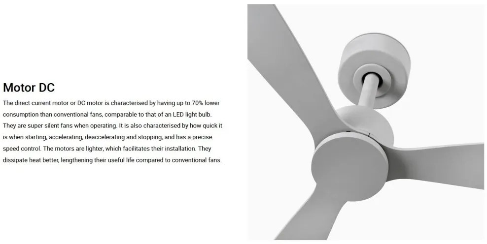 Ventilator de tavan cu telecomanda AMELIA gri