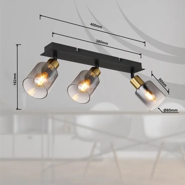 Spot HOLLSY 3xE14/25W/230V Globo 54310-3