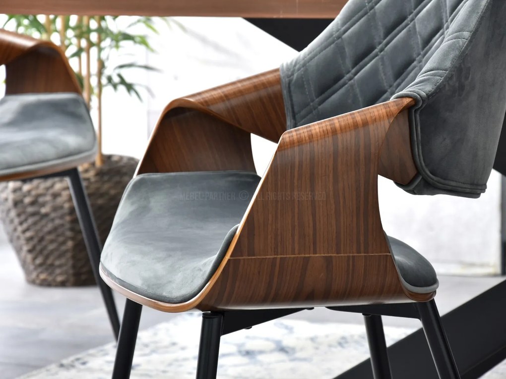 Scaun Rolf K (gri + negru). 1111258