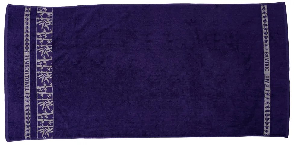 Prosop bambus BAMBOO 50x90 cm mov, 70% fibra de bambus | 30% bumbac