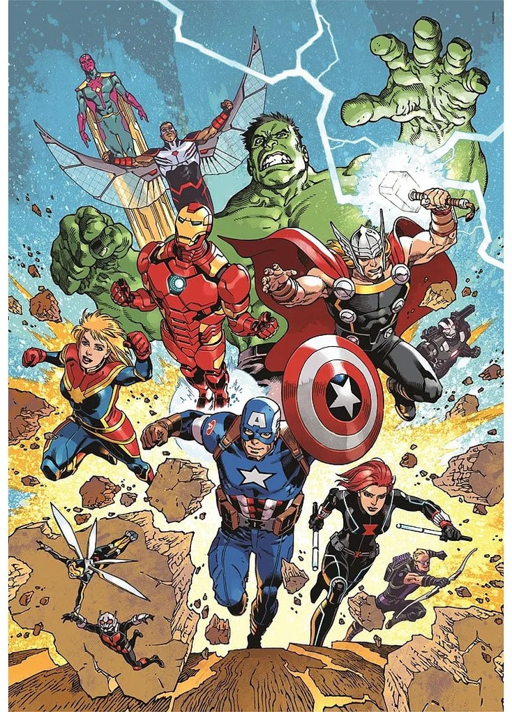 Avengers Burst Out Puzzle Clementoni de 300 piese