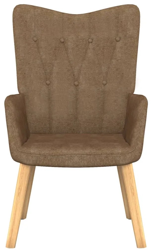 327532 vidaXL Scaun de relaxare, gri taupe, material textil