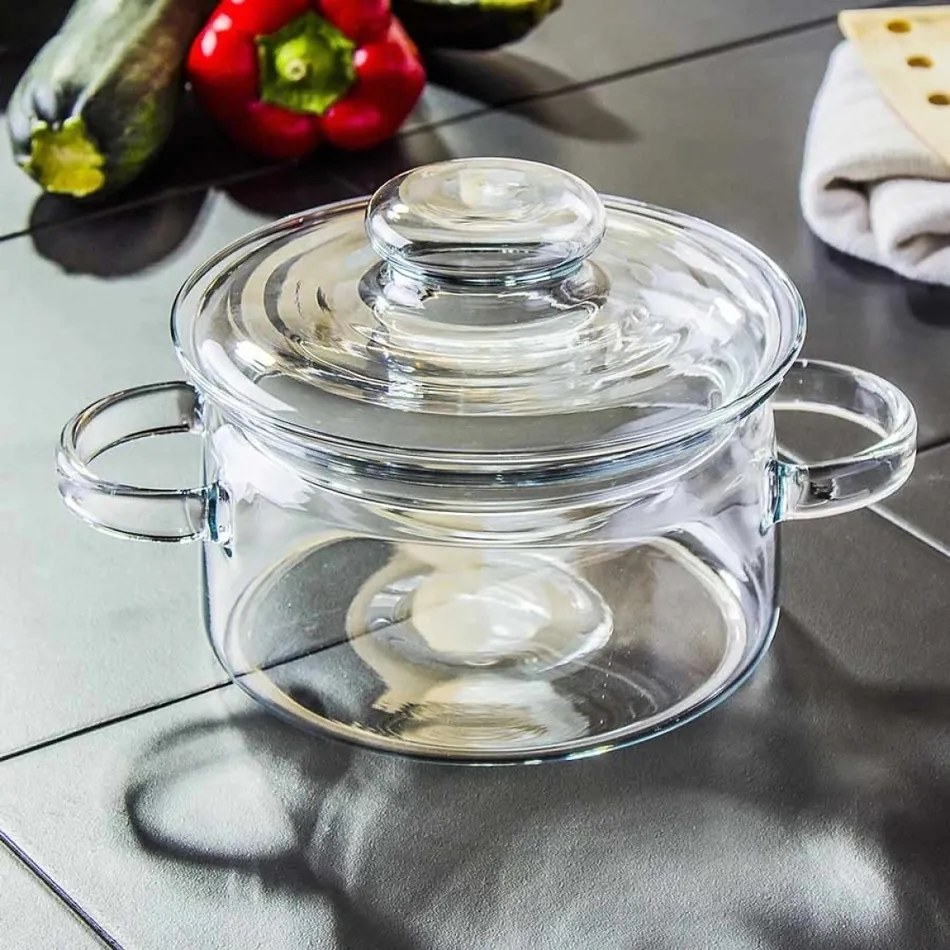 Simax 6063 oală de sticlă cu capac Nyko 1,5 l