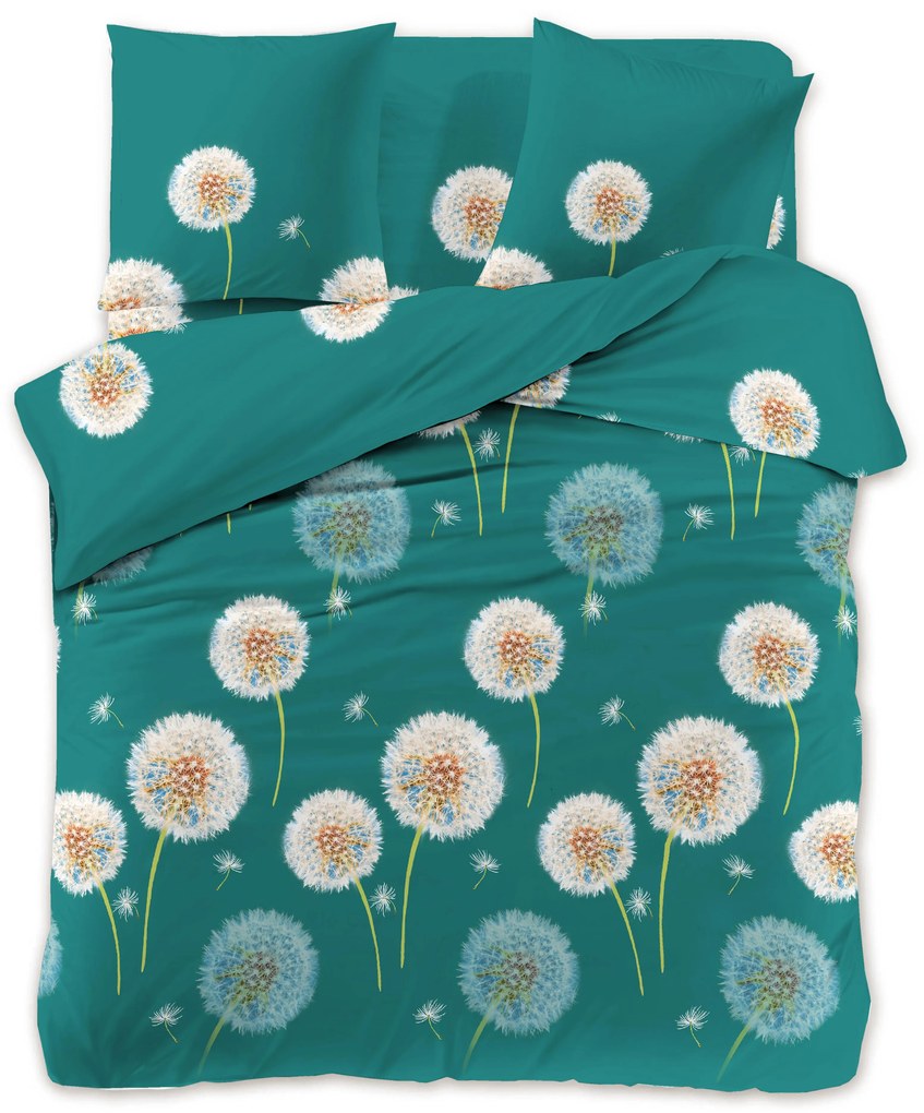 Lenjerie de pat din microfibra DANDELION MEADOW verde