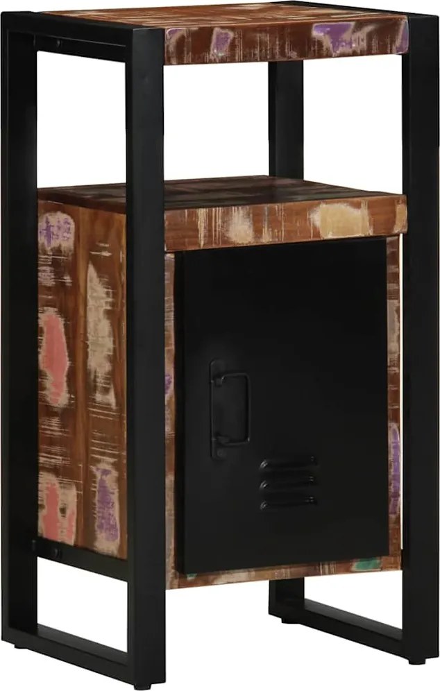 vidaXL Dulap de Baie cu raft Maro 40 x 35 x 75 cm Lemn recuperat masiv