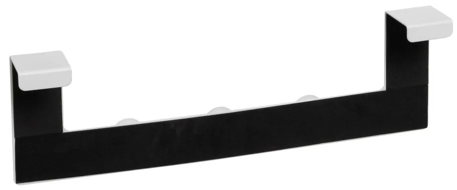 Cuier de ușă alb/negru din metal 35 cm – Casa Selección