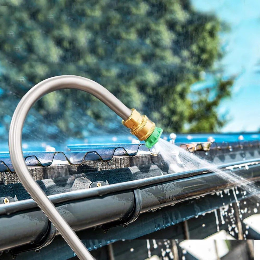 Lance telescopică pentru spălare cu presiune, cu accesorii