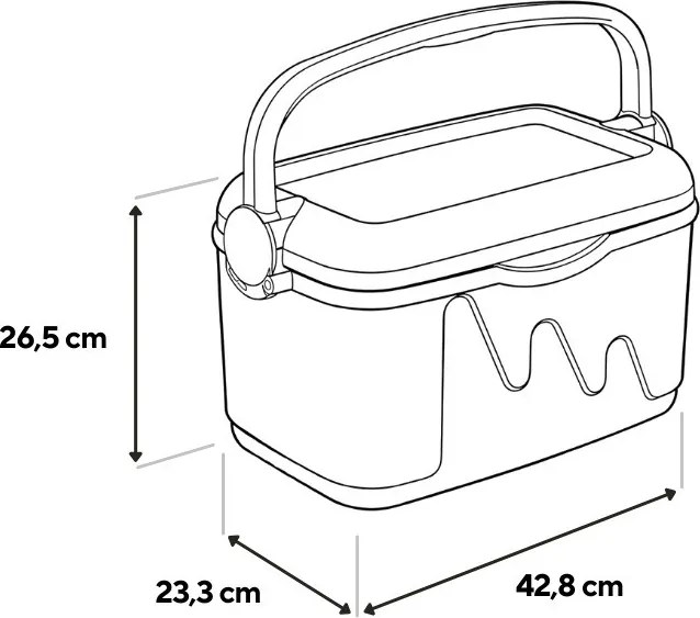 Geantă frigorifică Curver 10l verde-verde închis