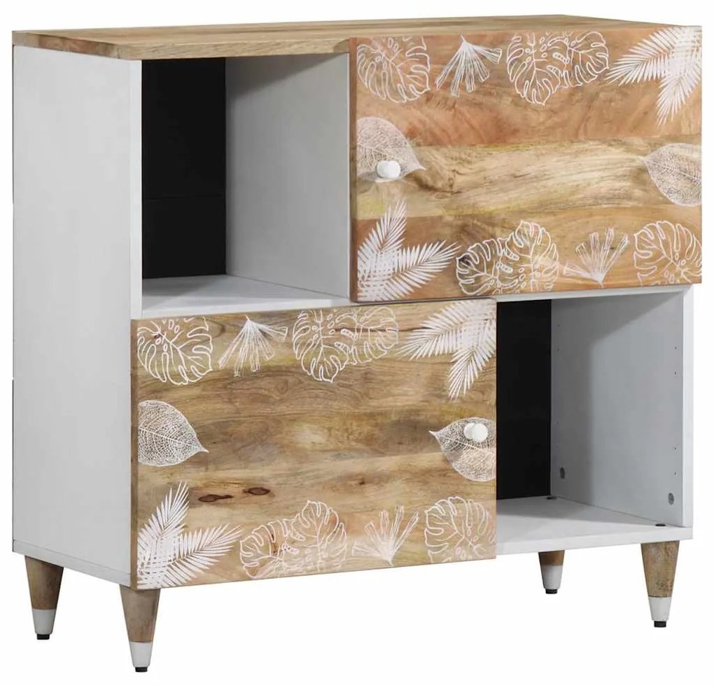 vidaXL Servantă, 80x33,5x75 cm, lemn masiv de mango