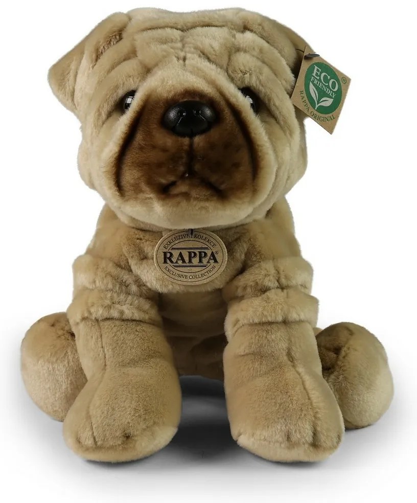 Câine de pluș Rappa Sharpay 30 cm ECO - FRIENDLY