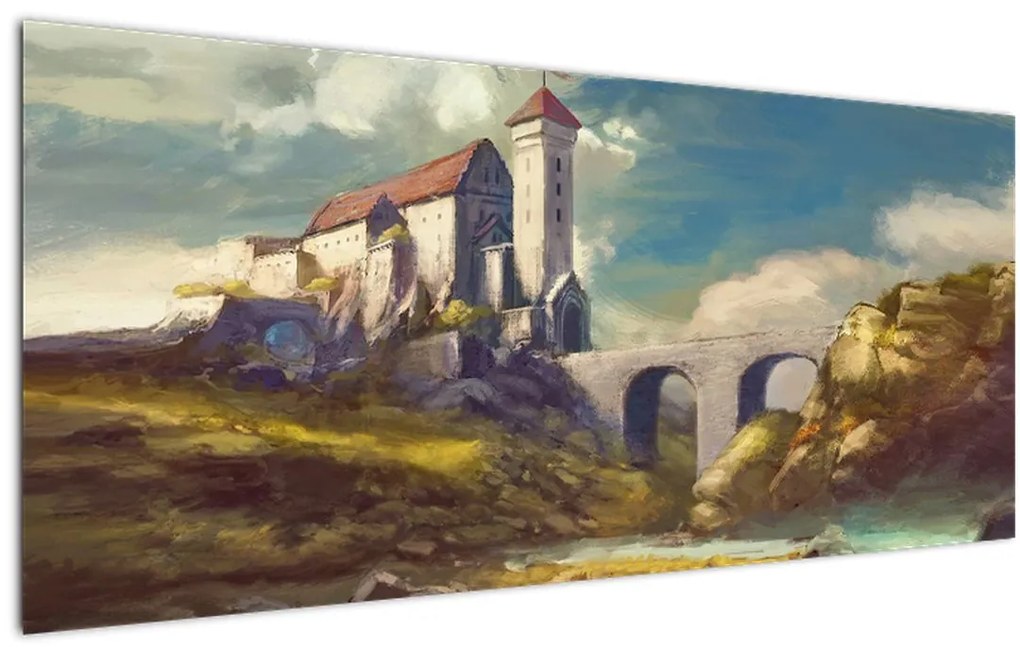 Tablou - Castelul medieval (120x50 cm)