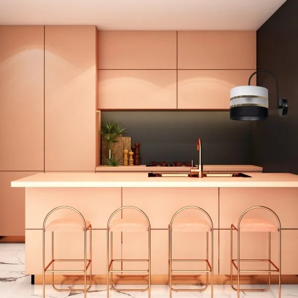 Aplică CORAL 1xE27/60W/230V neagră