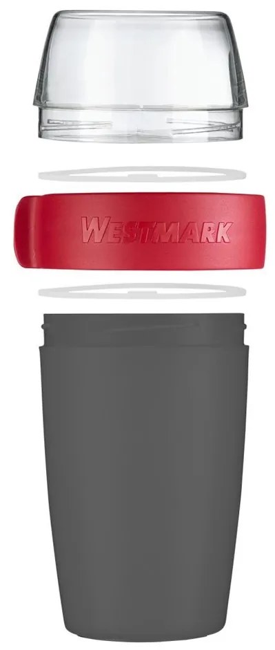 Cutie pentru gustări din două piese Westmark, 700ml , antracit