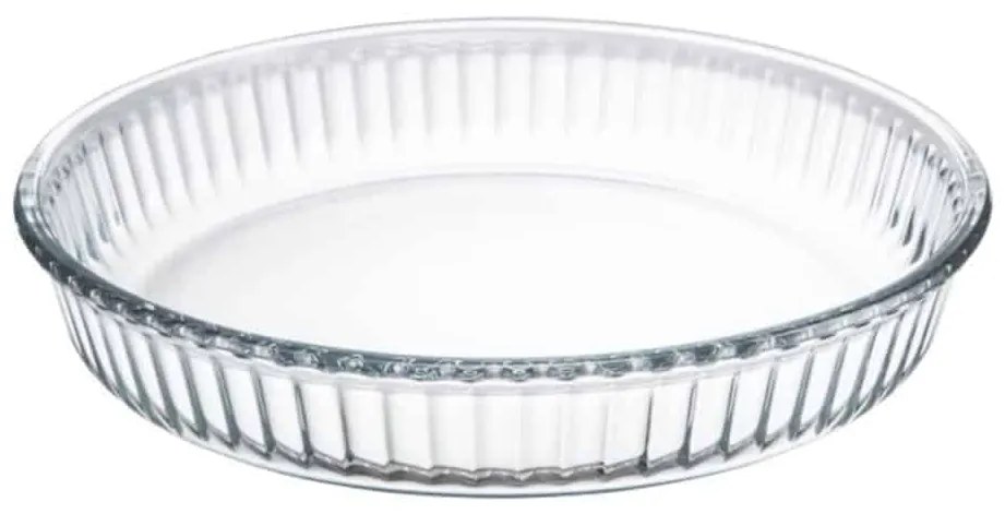 Tavă termorezistentă Transparentă Rotundă, 26 cm x 4.5 cm, 1750 ml