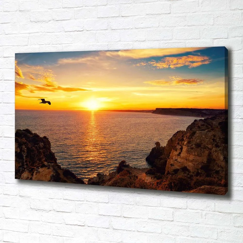 Tablou canvas Apus de soare pe mare