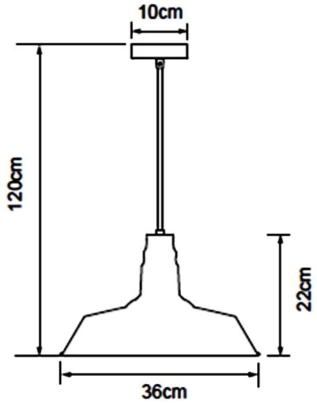 Lustră pe cablu Aigostar 1xE27/60W/230V negru