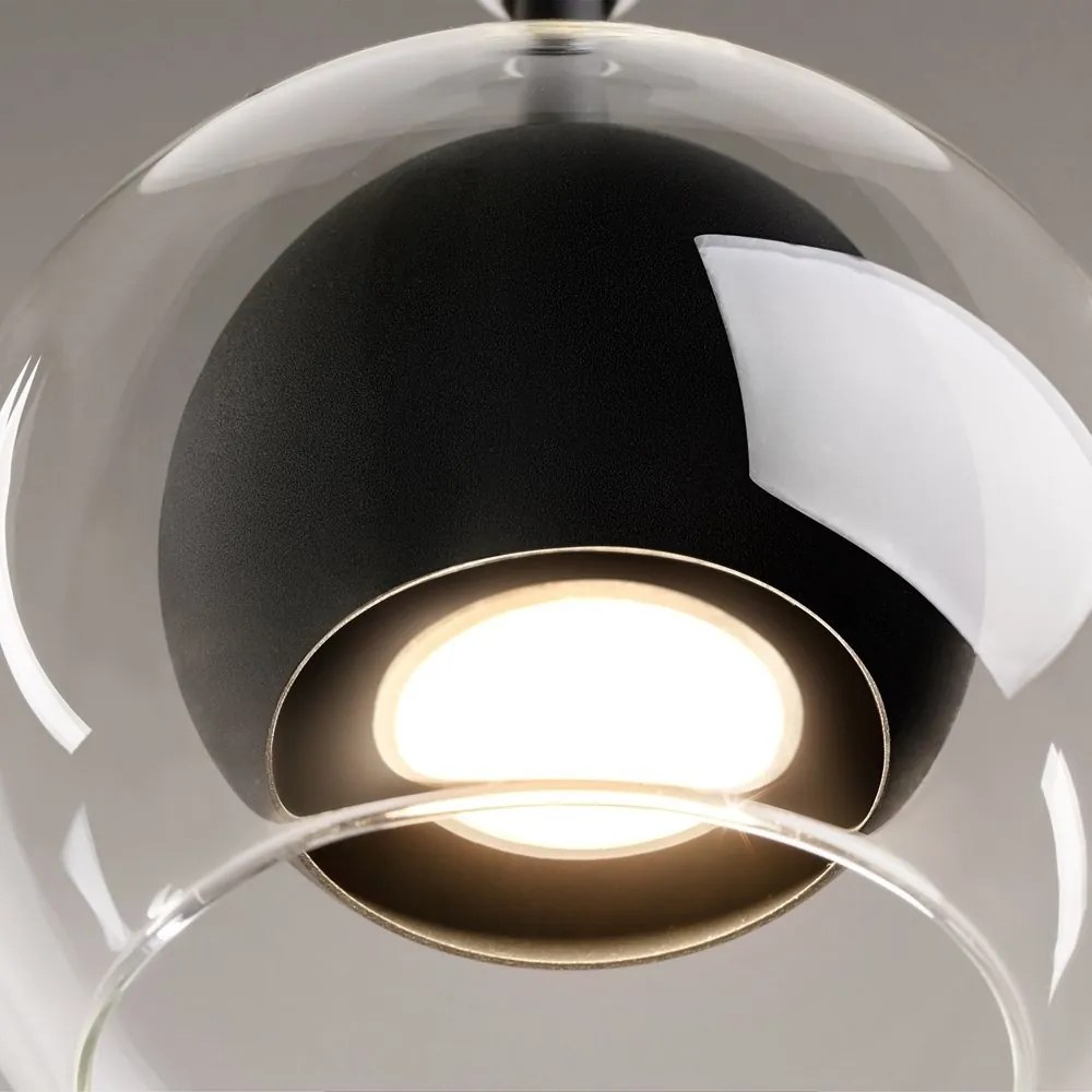 Pendul design modern decorativ Ros negru