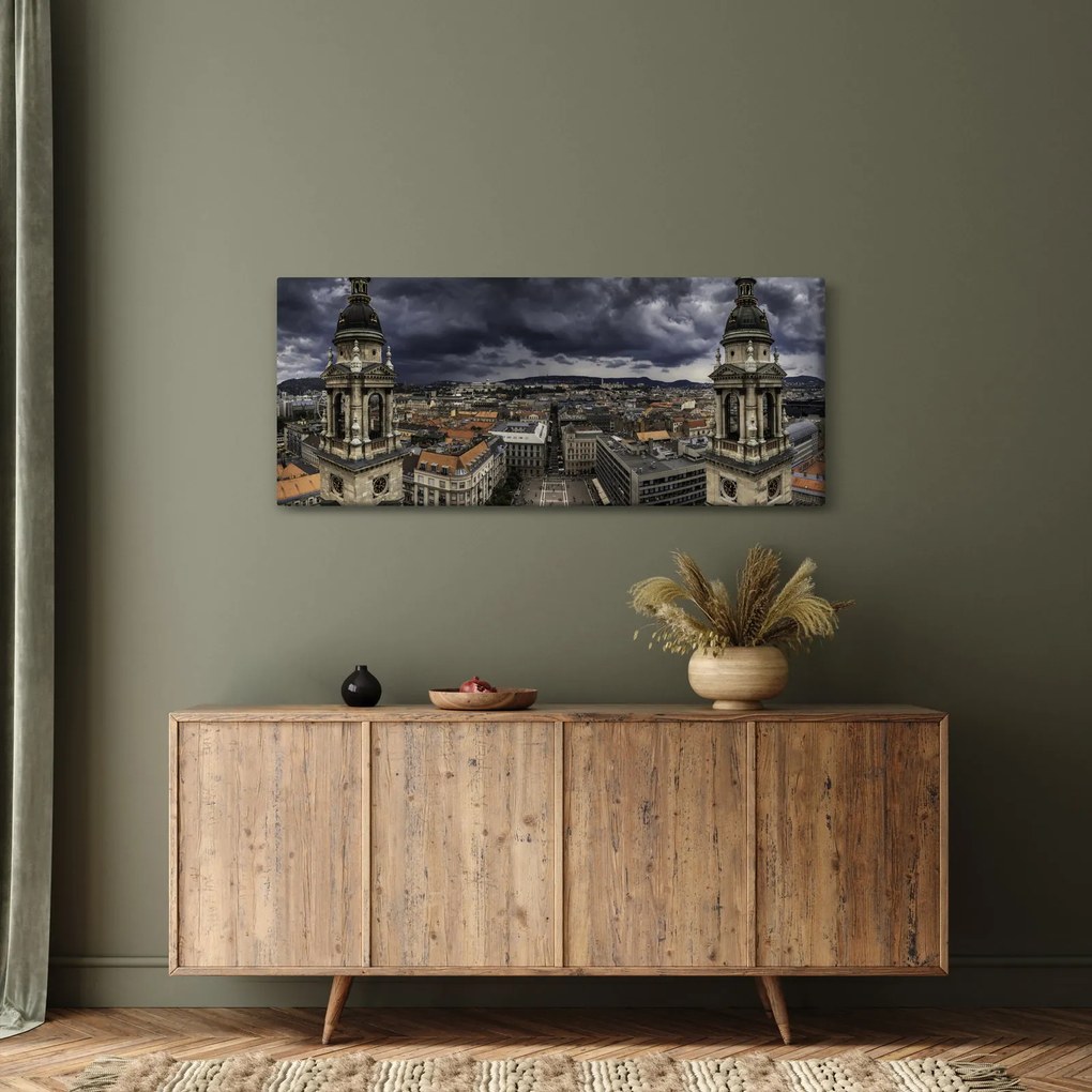 Tablou cu basilică (120x50 cm)