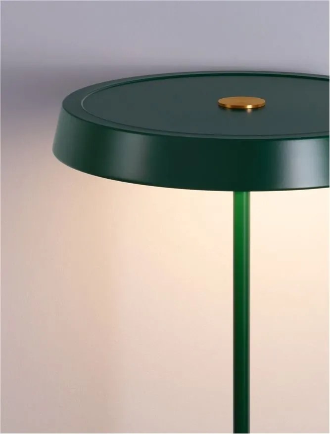 Lampa de podea LED design modern VETRO verde, D-40cm