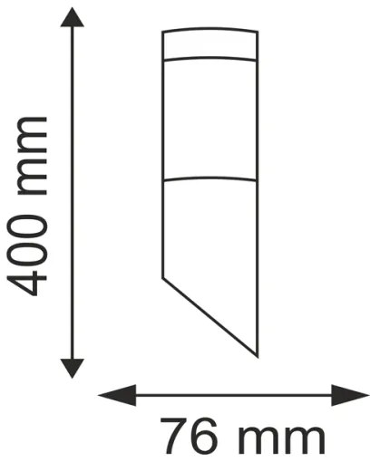 Corp de iluminat perete exterior OSLO 1xE27/10W/230V IP44