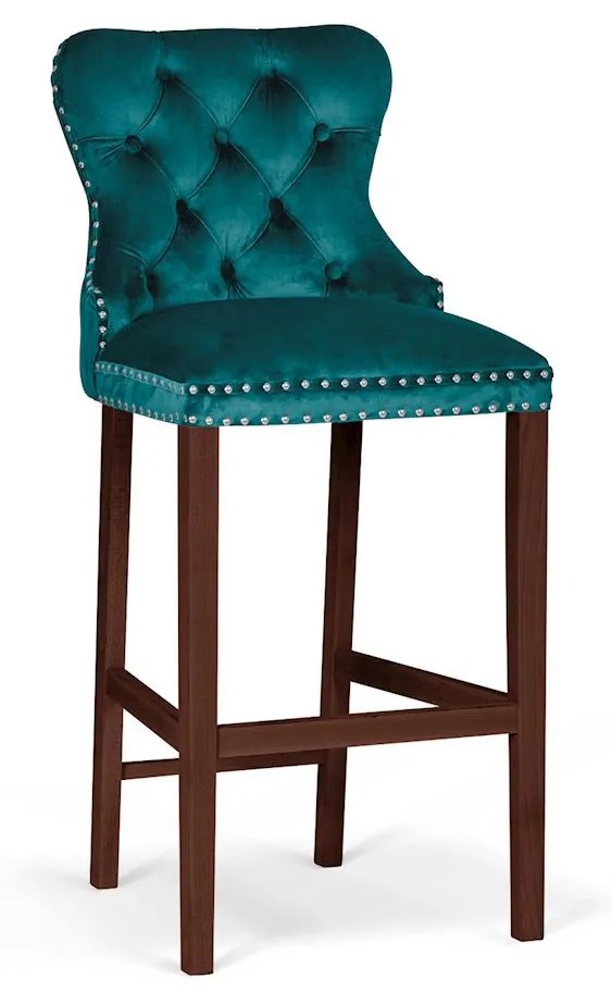 Scaun Bar Madame Aqua/Nuc BL85 L70 cm