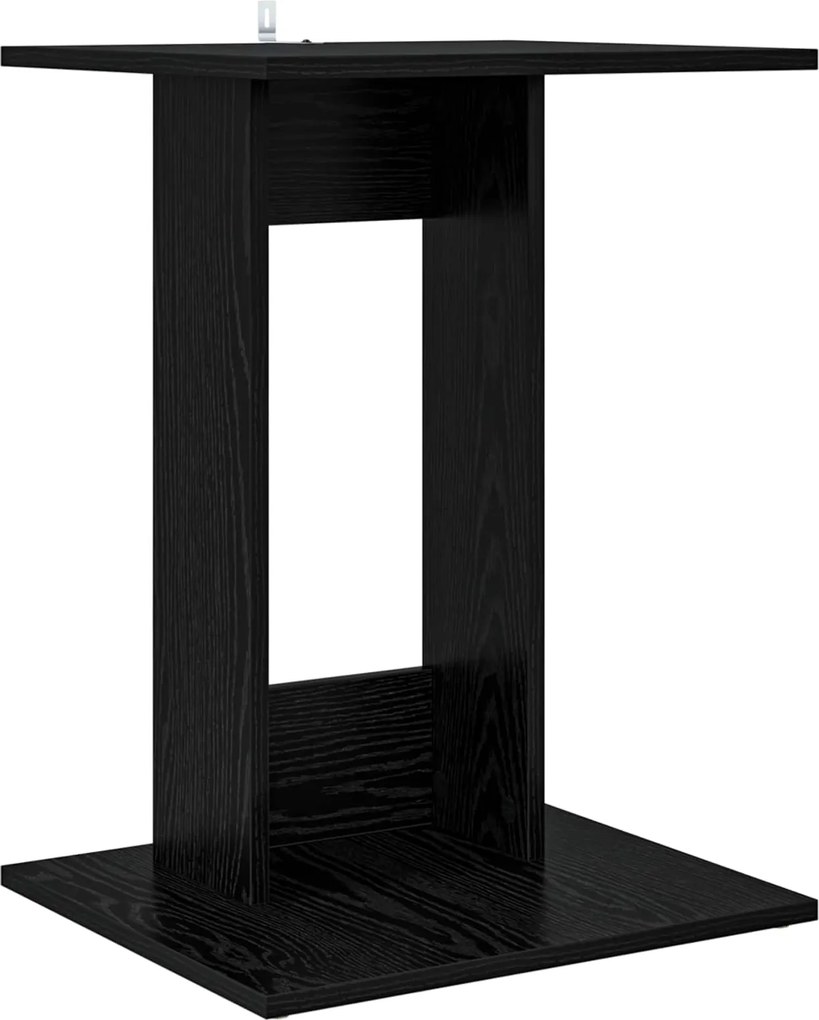 vidaXL Masă laterală Stejar Negru 45 x 40 x 62,5 cm Lemn compozit