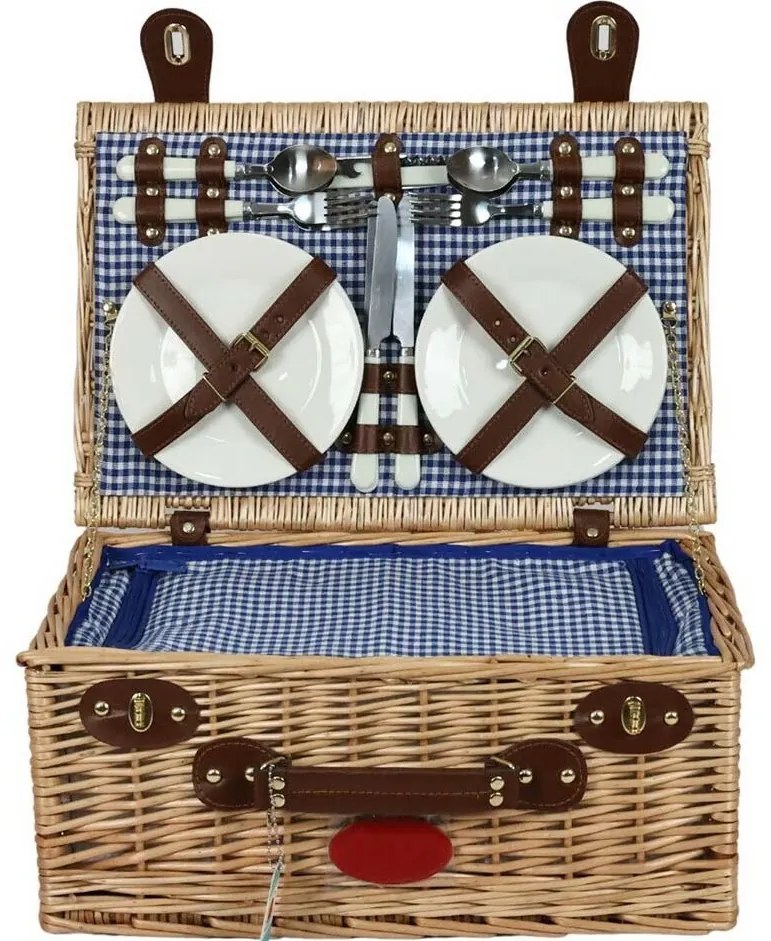 Coș picnic pentru 4 persoane Greece, 46 x 31x 20 cm