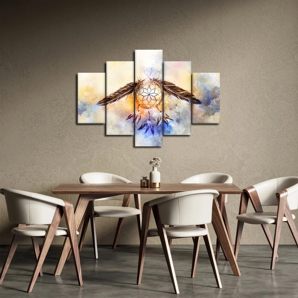 Tablou - Captator de vise cu pene (150x105 cm)