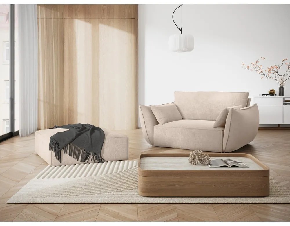 Taburet bej Vanda – Mazzini Sofas