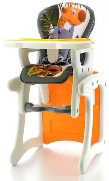 Scaun de masa multifunctional EURObaby HB-GY01- Portocaliu