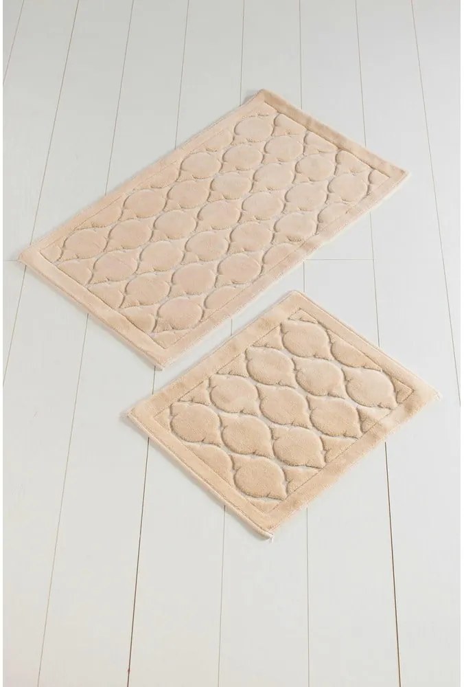 Set 2 covorașe de baie Alessia Dante Beige