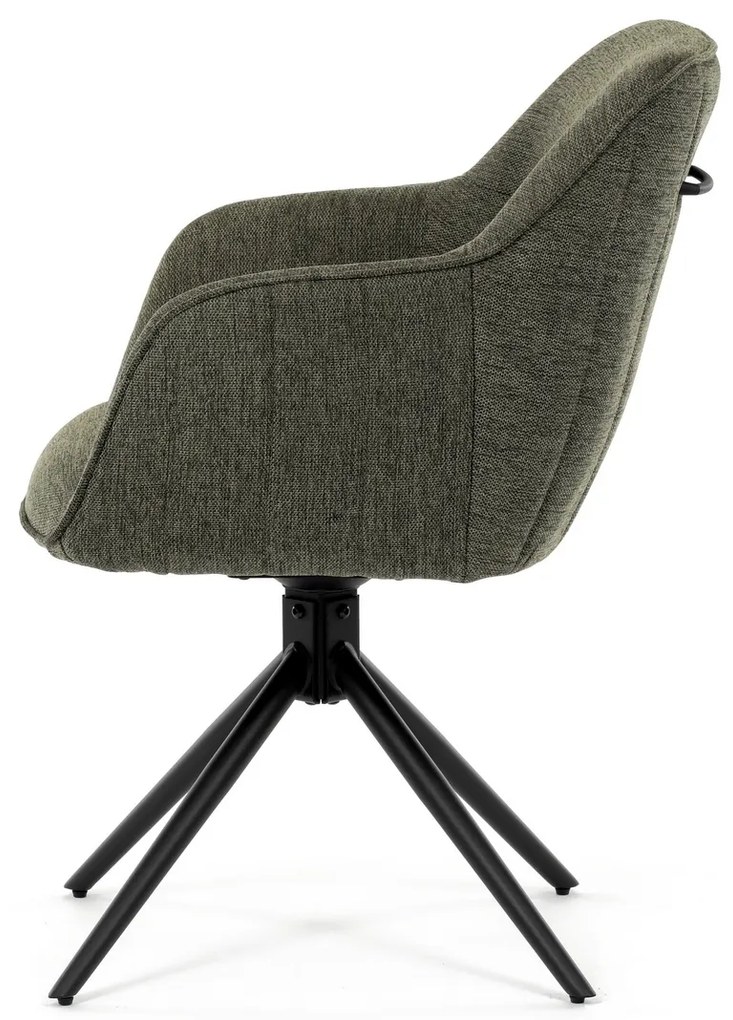 Set de scaune de sufragerie cu mecanism deîntoarcere HC-536 GRN2, 2 buc.