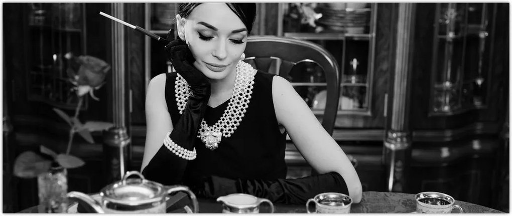 Tablou cu femeie (120x50 cm)