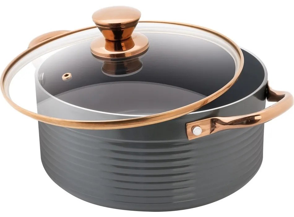 Oală cu capac Lamart LT1241 Orro diametru 24cm, diam. 24 cm