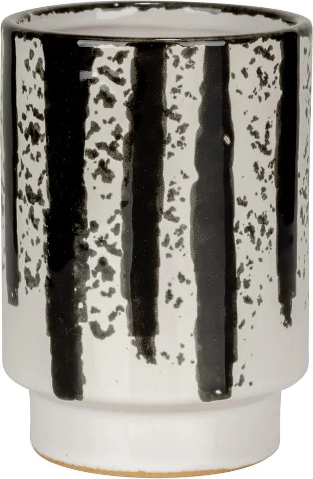 Suport pentru periuța de dinți alb-negru din ceramică Subiza – Wenko