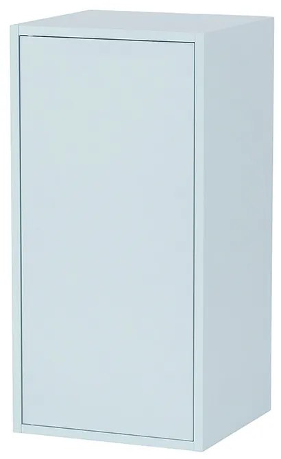 Boxie 1 ușă dulap de perete 80x40x37 cm albastru