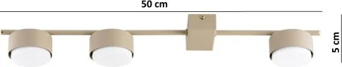 Brilagi - Spot LED MONO 3xGX53/30W/230V bej