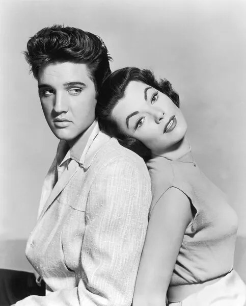 Fotografie Elvis Presley And Judy Tyler