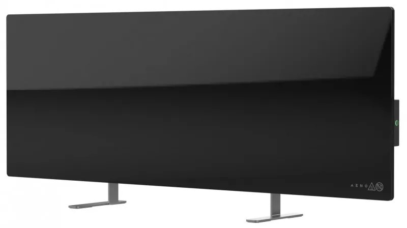 Resigilat: Convector electric AENO AGH0002S, 700W, 30 m², Afisaj LED, Aplicatie mobila, Ultra subtire, Wi-Fi, Negru