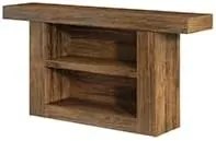 MAM26 - Masa Consola, 160 cm, masuta hol cu 2 rafturi, living, dining, dormitor - Maro