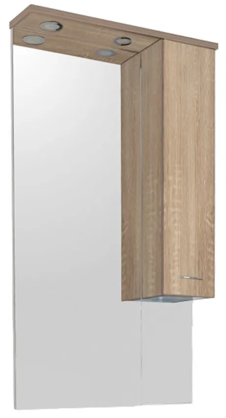 Dulap suspendat pentru baie Vanessa 55, stejar Sonoma