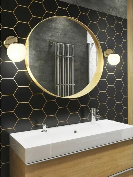 Open Design OR81398 - Lampă de perete pentru baie BAO 1xG9/8W/230V IP44 aurie