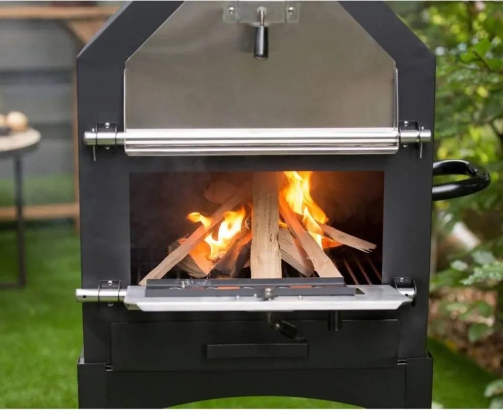Grătar multifuncțional de grădină, afumătoare și cuptor de pizza ITALIA